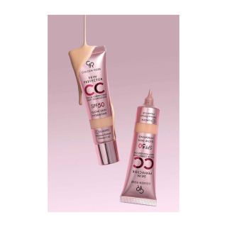 سی سی کرم با SPF50 کرم پودری گلدن رز حجم 30 میلی لیتر - 05