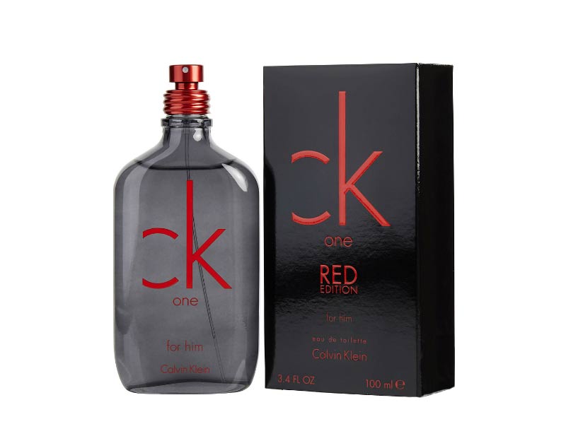 ادو پرفیوم زنانه مدل CK One Red Edition حجم 100 میل کلوین کلین نمای ۲