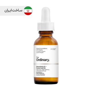 سرم آنتی اکسیدان رسوراترول 3% و اسید فرولیک 3% حجم 30میل د اوردینری
