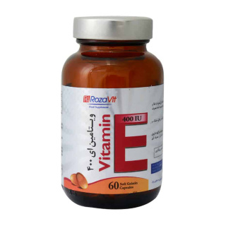سافت ژل ویتامین E 400 واحد رزاویت بسته 60 عددی - 01