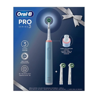 مسواک برقی اورال بی مدل Pro Series 3 به همراه 2 سری یدک رایگان - 01