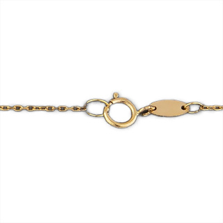 گردنبند طلا 18 عیار زنانه مدل MM1536 طرح کارتیه و قلب مهر گالری - 01