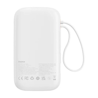 پاوربانک بیسوس مدل QPow2 P1003223 ظرفیت 10000میلی آمپر ساعت همراه با کابل - 04