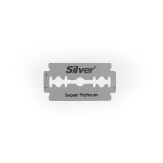 تیغ اصلاح یدک سنتی مدل Super Platinum مجموعه 10 بسته 5 عددی سیلور - 02