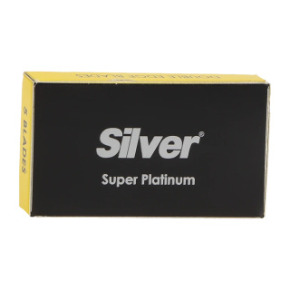 تیغ اصلاح یدک سنتی مدل Super Platinum مجموعه 10 بسته 5 عددی سیلور - 03