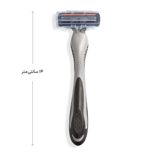 خودتراش چهار تیغه مدل Flex4 بلیستر 3 عددی بیک - 05