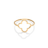 انگشتر طلا 18 عیار مدل رینگ ونکلیف ماوی گالری