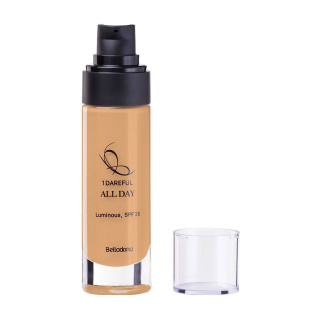 پک آرایشی دو عددی شامل کرم پودر مدل All Day شماره 03 و هایلایتر مدل Light All Day شماره 03 بلادونا - 01