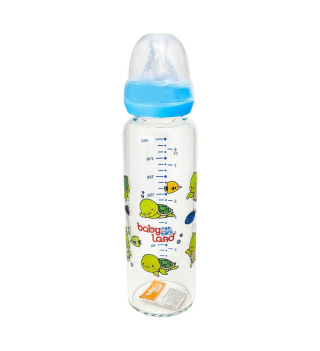 شیشه شیرخوری فاقد BPA کد 470 حجم 240 میل بی بی لند