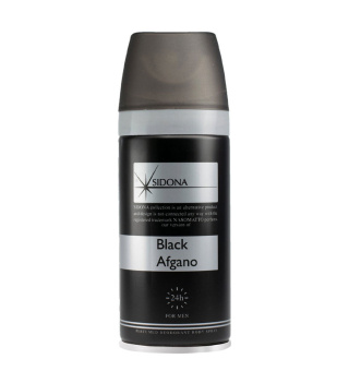 اسپری دئودورانت بدن مردانه سیدونا مدل Black Afgano حجم 150 میلی لیتر