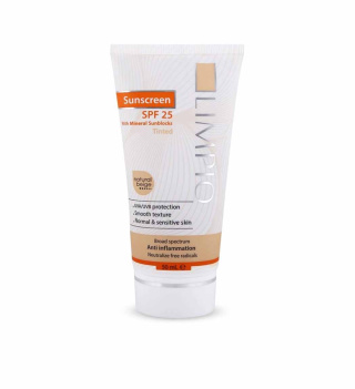 کرم ضد آفتاب رنگی Spf25 مناسب انواع پوست 50میل لیمپیو