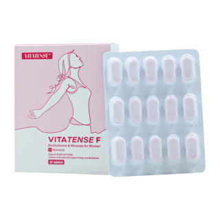 قرص مولتی ویتامین و مینرال مدل Vitatense F مخصوص بانوان بسته 30 عددی رامونا