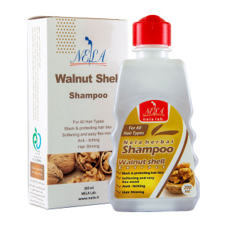 شامپو گردو مدل Nela Herbal مناسب انواع مو حجم 200 میلی لیتر لابراتوار نلا - 01