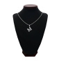 گردنبند مردانه طرح حرف M کد h03