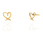 گوشواره طلا 18عیار مدل قلب