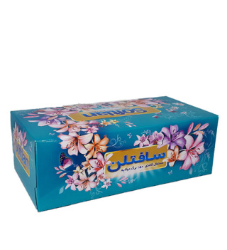 دستمال کاغذی 300 برگ سری باغ بهشت سافتلن - 01