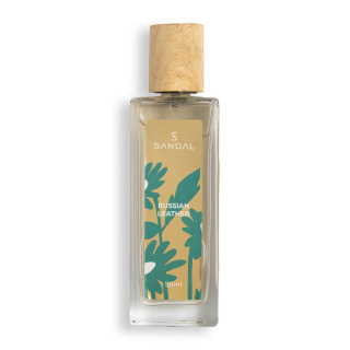 عطر جیبی زنانه و مردانه مدل Russian Leather حجم 50 میلی لیتر صندل