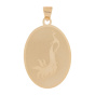 آویز گردنبند طلا 18 عیار مدل MM0864 طرح طاووس