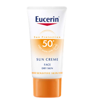 کرم ضد آفتاب صورت اوسرین دارای SPF 50 مناسب پوست خشک حجم 50 میلی لیتر