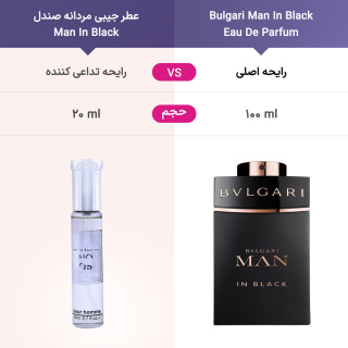 عطر جیبی مردانه مدل Man In Black حجم 20میل صندل - 02
