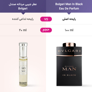 عطر جیبی مردانه مدل Bvlgari حجم 20 میلی لیتر صندل - 05