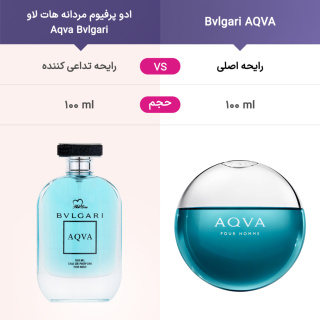 ادو پرفیوم مردانه مدل Aqva Bvlgari حجم 100 میلی لیتر هات لاو - 05