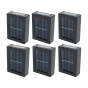 چراغ پارکی خورشیدی سولونیکس مدل 4LED-Solar-Wall Lamp مجموعه 6 عددی