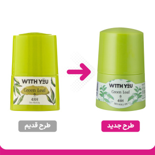 مام رول ضد تعریق مدل Green Leaf حجم 50میل ویت یو - 01