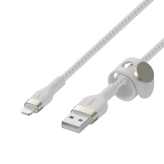 کابل شارژ سریع آیفون USB-A به لایتنینگ بلکین مدل CAA010bt1MWH طول 1متر - 02