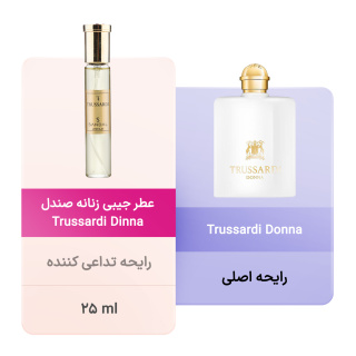 عطر جیبی زنانه مدل Trussardi Dinna حجم 25میل صندل - 07