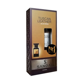 عطر جیبی مردانه مدل Tuscan Leather حجم 25میل صندل - 05