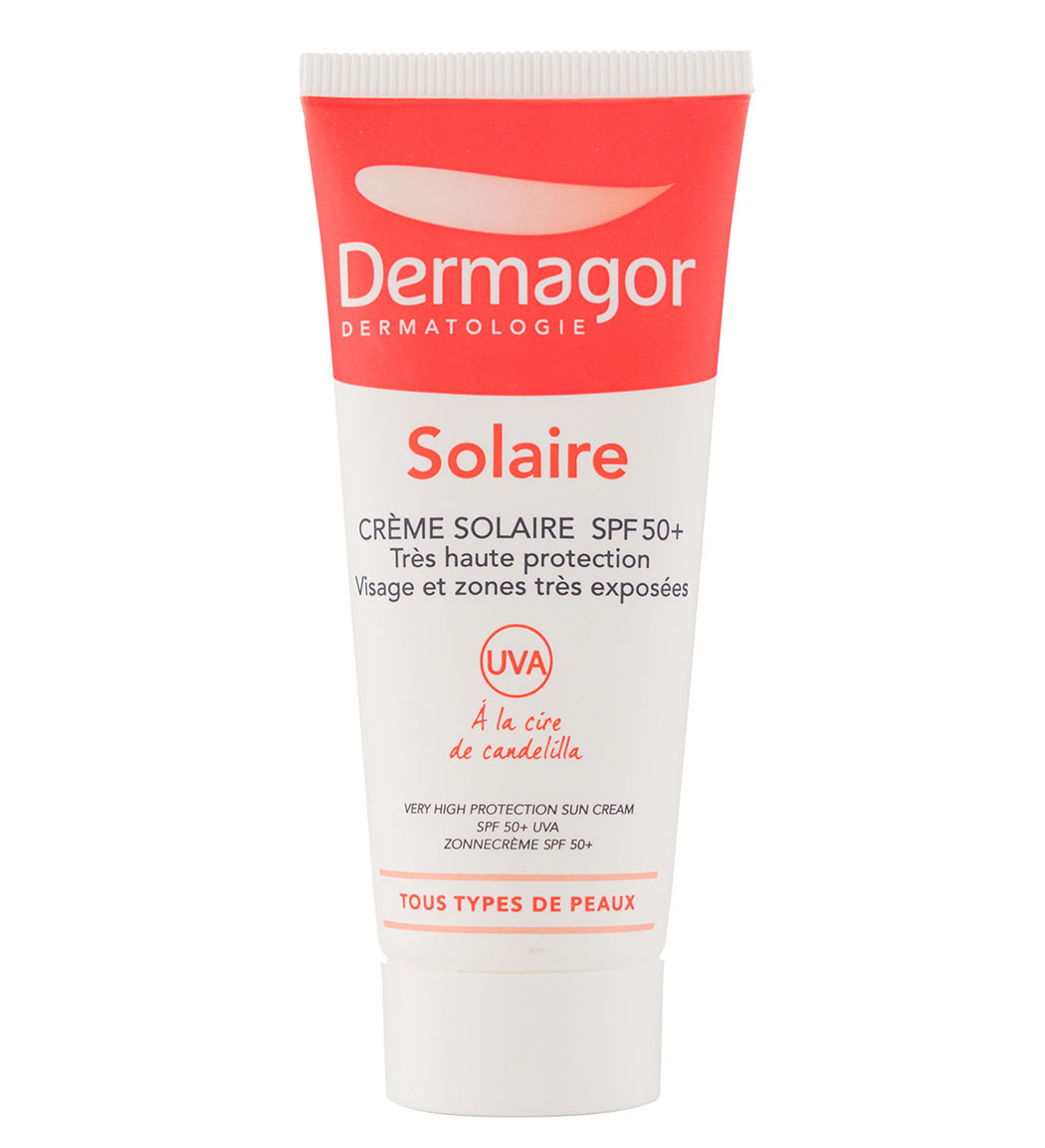کرم ضد آفتاب بی رنگ درماگور با SPF50 مناسب پوست نرمال تا خشک حجم 40 میلی لیتر نمای ۳