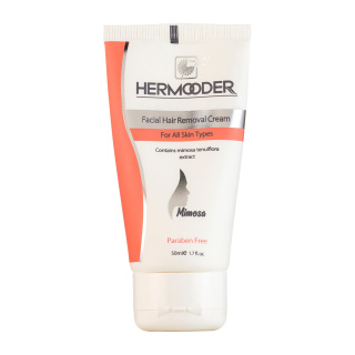 کرم موبر صورت حاوی عصاره میموزا تنوفلورا حجم 50 میل هرمودر - 02