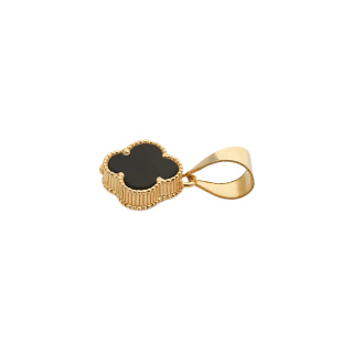 آویز گردنبند طلا 18 عیار زنانه طرح ونکلیف کد MM2258 - 02