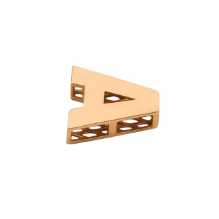 آویز گردنبند طلا 18 عیار زنانه طرح حرف A کد MM2138 - 04
