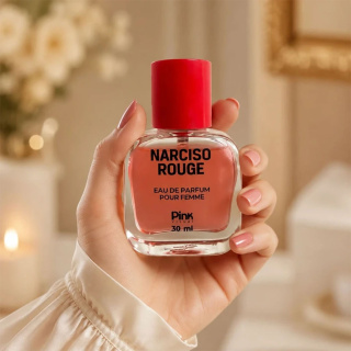 عطر جیبی زنانه مدل Narciso Rouge حجم 30 میلی لیتر پینک ویژوال - 01