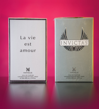 ست ادو پرفیوم زنانه و مردانه متئوس مدل La Vie Est Amour و Invictas حجم 110 میلی لیتر مجموعه 2 عددی - 06