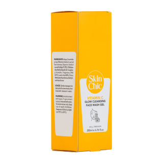 ژل شوینده صورت مناسب پوست خسته و استرس دار حاوی ویتامین C حجم 200 میلی لیتر اسکین شیک - 03