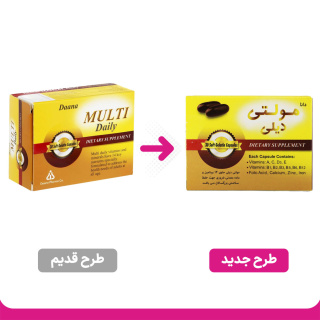 کپسول مولتی دیلی بسته 30 عددی دانا - 01
