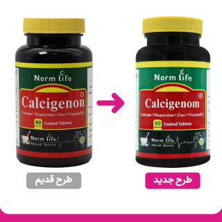 قرص روکش دار کلسی ژنون بسته 60 عددی نورم لایف - 01
