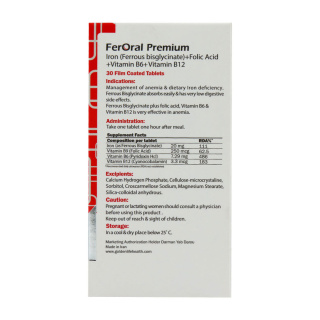 قرص Feroral Premium بسته 30 عددی گلدن لایف - 03