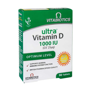 قرص Ultra Vitamin D3 بسته 90 عددی ویتابیوتیکس