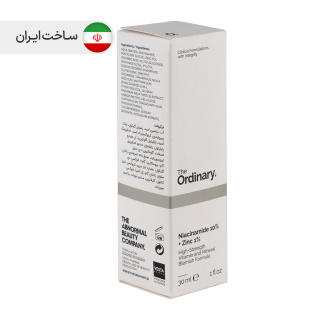 سرم ضد جوش نیاسینامید 10% به همراه زینک 1% اصل حجم 30 میلی لیتر د اوردینری - 04