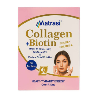 قرص کلاژن و بیوتین بسته 30 عددی ماتراسی