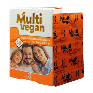 قرص Multi Vegan هولیستیکا بسته 40 عددی - 02