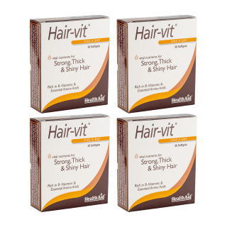 کپسول Hairvit بسته 4 عددی هلث اید