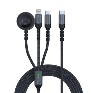 کابل شارژ USB-C به USB-C لایتنینگ مدل ICHARGE-TRIO پرومیت