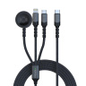کابل شارژ USB-C به USB-C لایتنینگ مدل ICHARGE-TRIO پرومیت