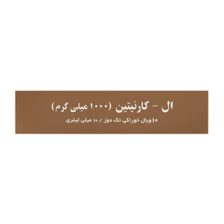 ویال خوراکی ال کارنیتین 1000 میلی گرم بسته 10 عددی مکس اونیو - 04