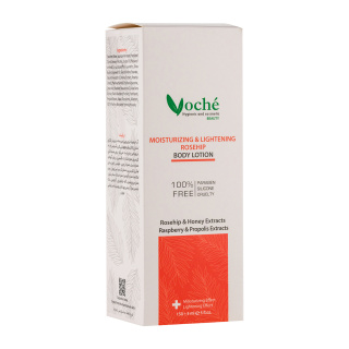 لوسیون مرطوب کننده و شفاف کننده بدن مدل Rosehip حجم 150 میلی لیتر وچه - 02